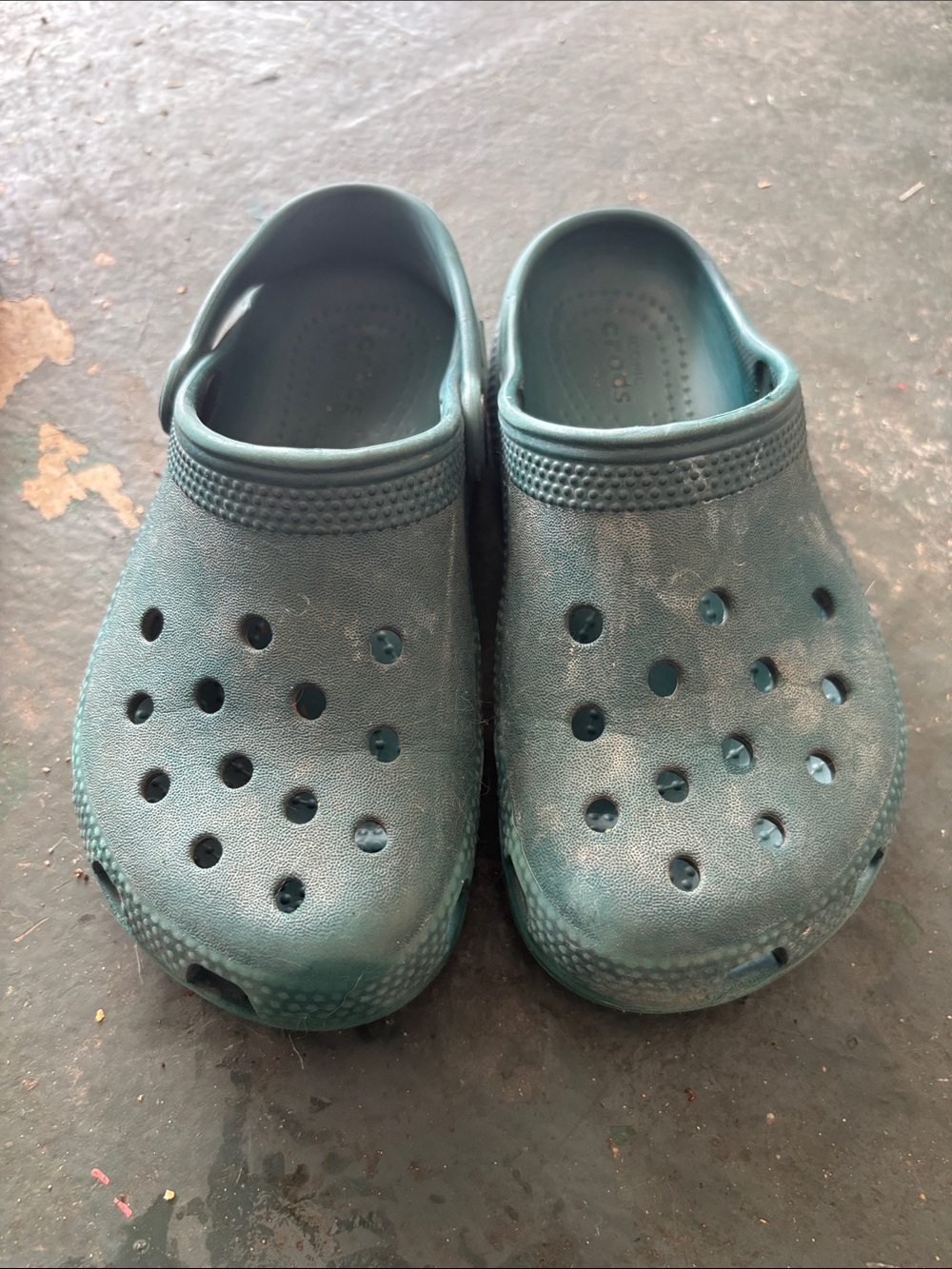 Kids Slip-On Clog in Teal Green